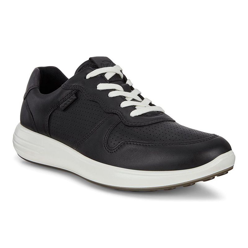 Zapatillas Ecco Soft 7 Runner Para Hombre,Negras,034562-THX